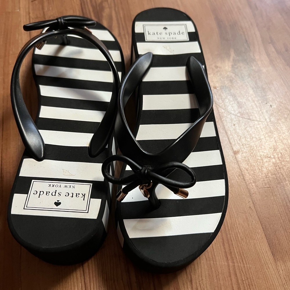 Kate Spade Flip Flop Wedges